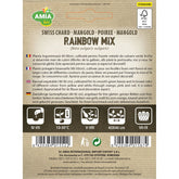 Hectarul - Seminte Sfecla Mangold Rainbow Mix BIO AMIA 1gr